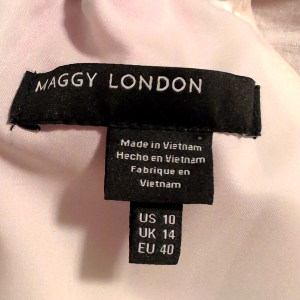 Maggy London Long Floral Halter Dress - Picture 6 of 6